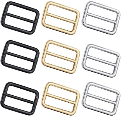 Rectangular Adjustable Buckle Fasteners For Webbing Belt Bags Strap Keeper