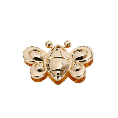 Ferramenta versatile per lucchetto per borsetta con lucchetto in metallo decorato a forma di ape