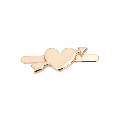 Cupido Heart Arrow Shape Handbag Lock Hardware Purse Metal Lock Decorativo