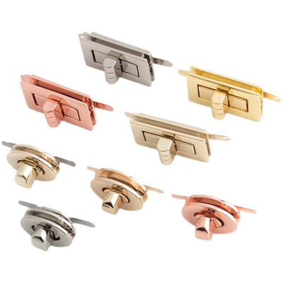 Catenacci dell'oro della borsa dell'hardware leggero della serratura e chiusure Fadeless ISO9001
