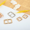 Fermaglio di cinghia del quadrato dell'oro dello zaino ISO9001 antiusura