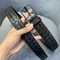 Abrasione intrecciata di cuoio nera Tearproof della cinghia ISO9001 di Brown degli uomini anti