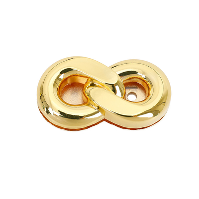 Ornamento decorativo per borse con serratura ad anello hardware da 3,1 cm